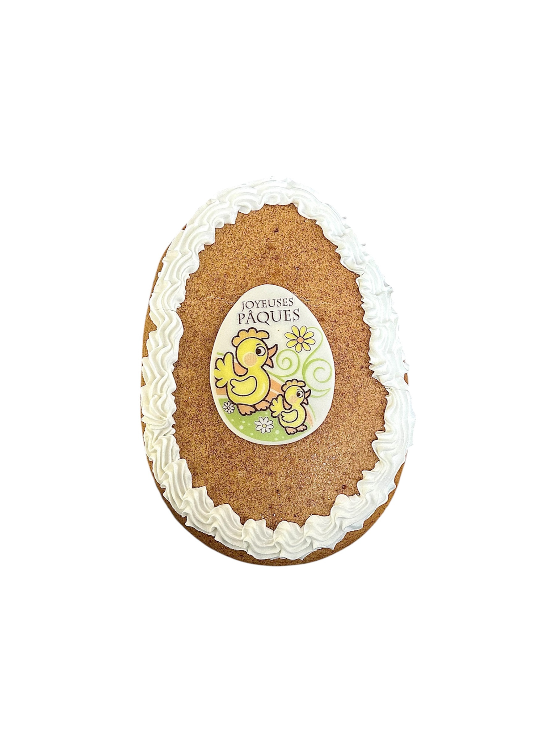 Œuf en pain d'épices décor sucre