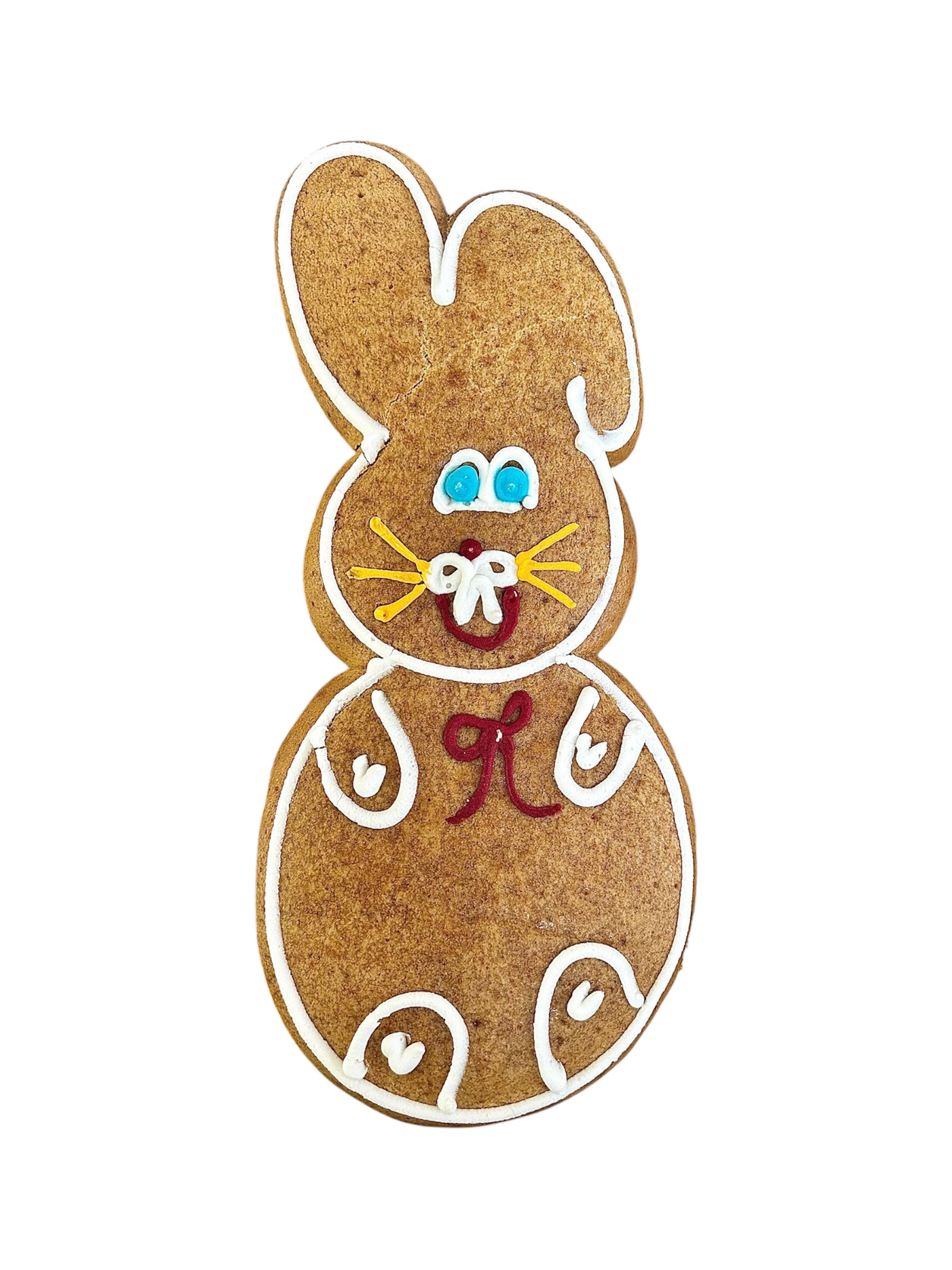 Lapin rieur en pain d'épices - 30 cm
