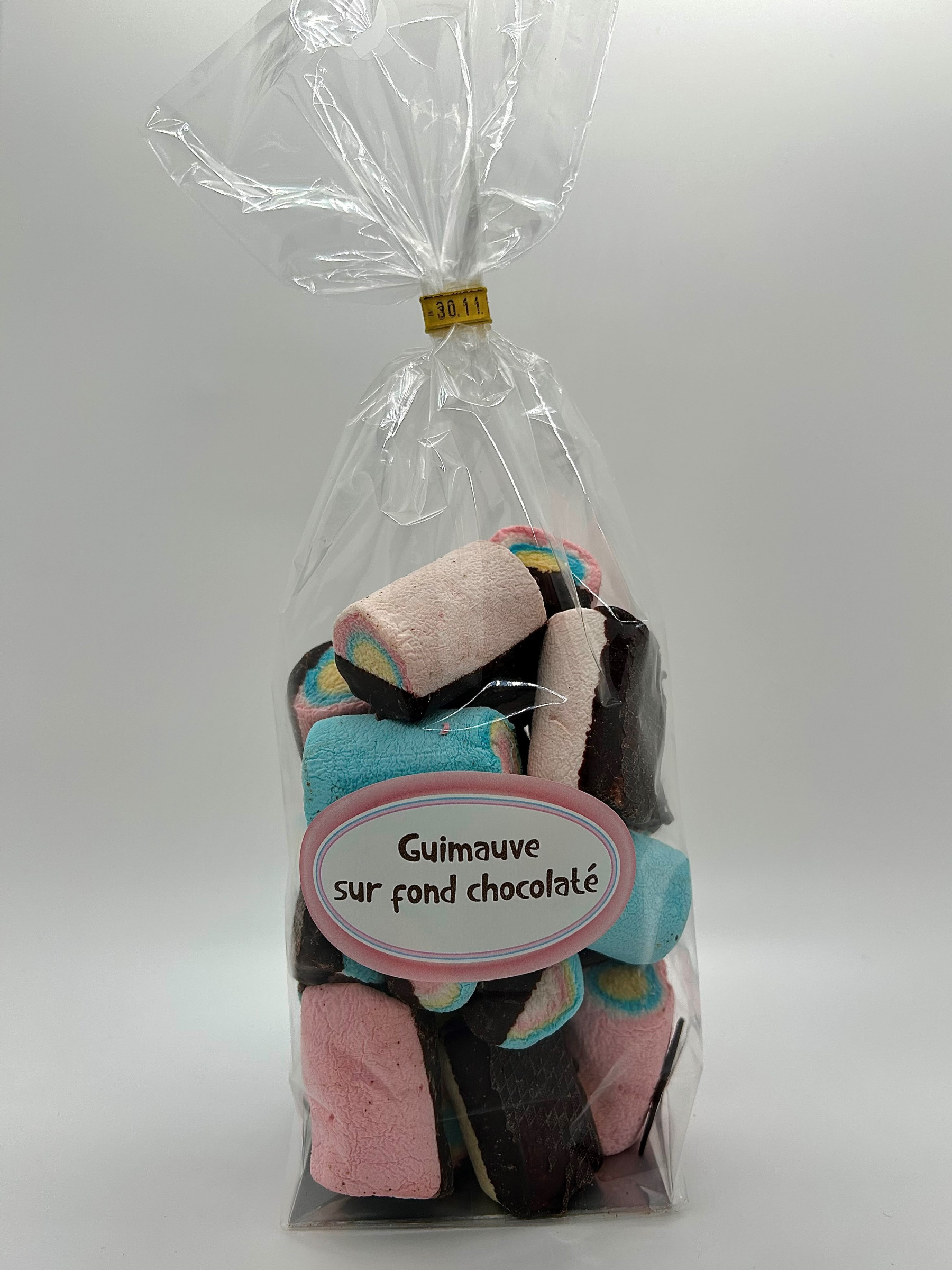 Guimauve mini sur fond choco 150g