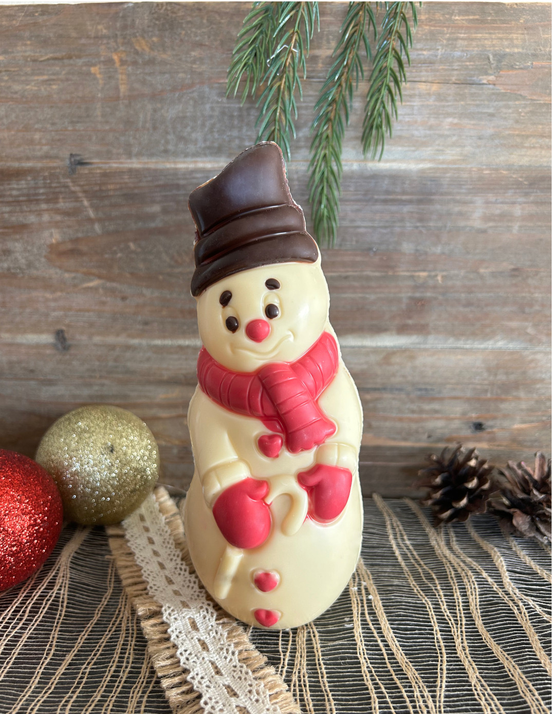 Bonhomme de neige - Chocolat blanc 150g