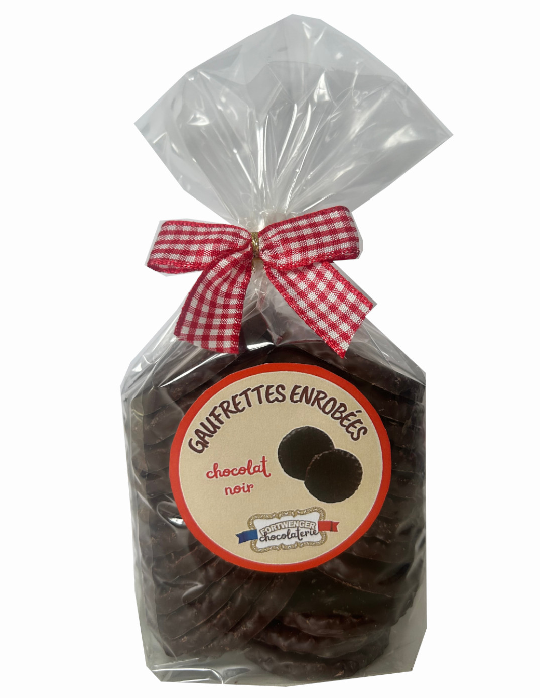 Gaufrettes enrobées - Chocolat noir 150g