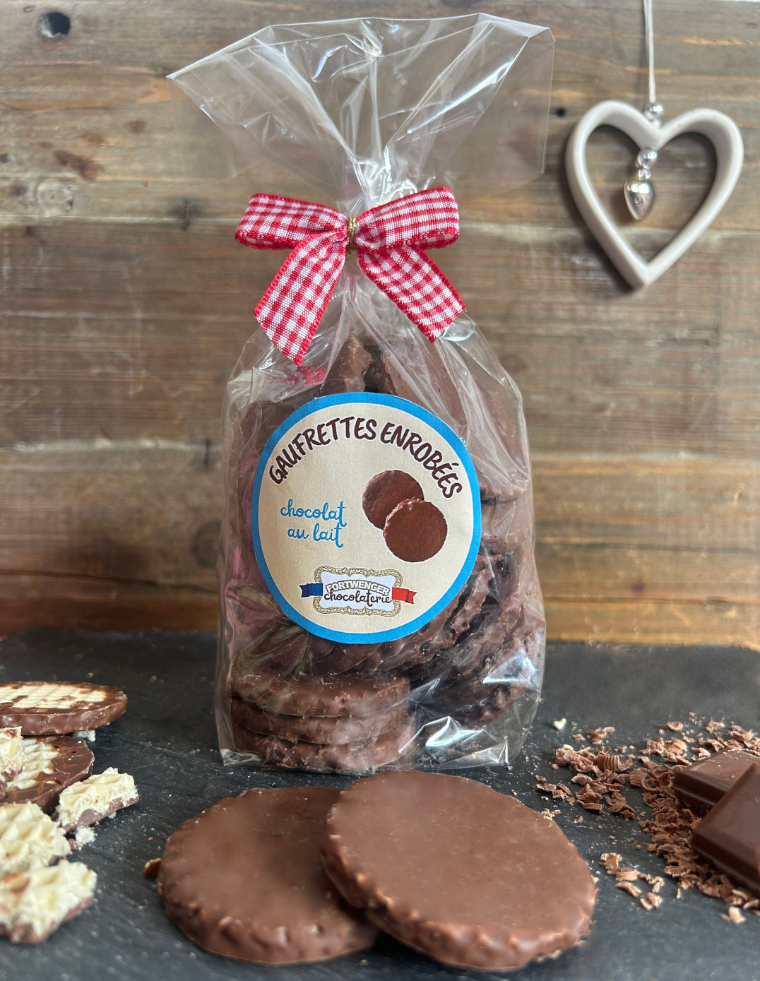 Gaufrettes enrobées - Chocolat au lait 150g
