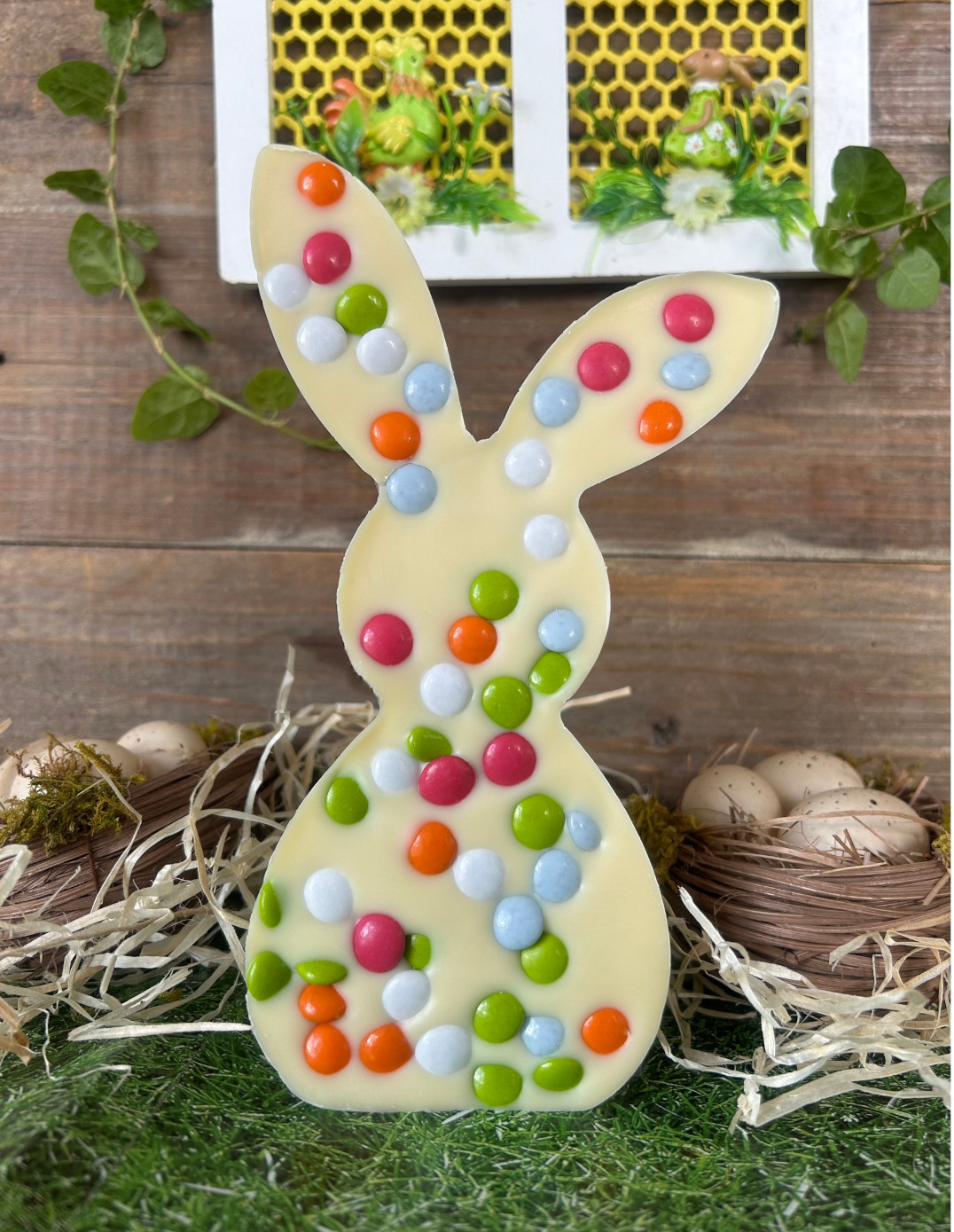 Lapin tablette Confettis - Chocolat blanc 90g