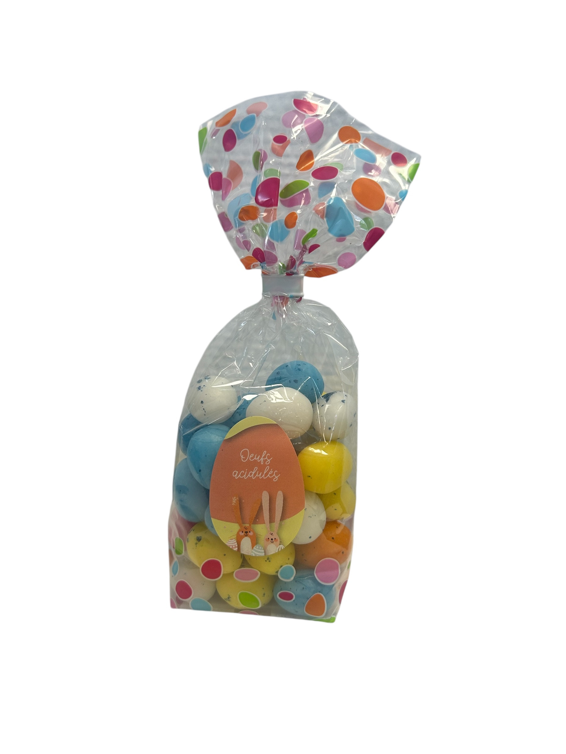 Oeufs acidulés dragéifiés multicolores 200g