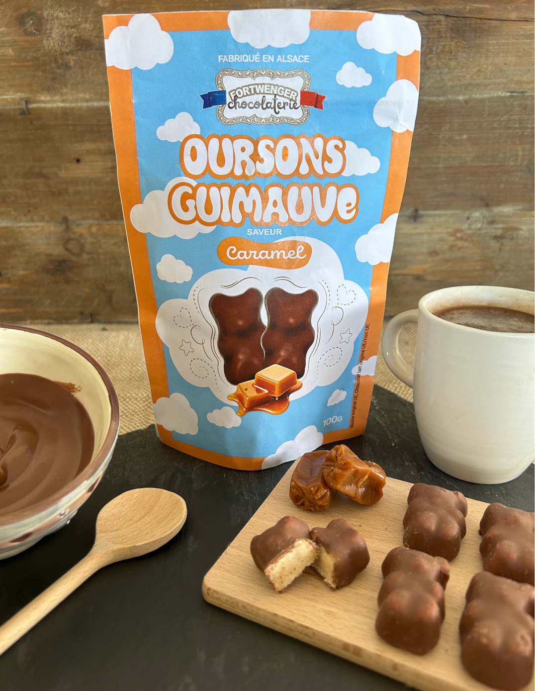 Oursons guimauve caramel 100g