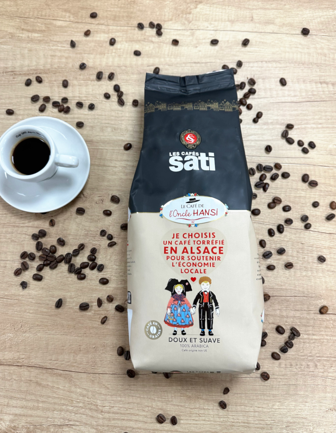 SATI HANSI Doux en grains (Beige) 1kg