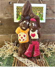 Lapins amoureux - Chocolat lait 225g