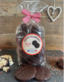Gaufrettes enrobées - Chocolat noir 150g