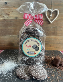 Gaufrettes enrobées - Chocolat noir coco 150g