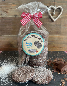 Gaufrettes enrobées - Chocolat lait coco 150g