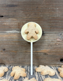 Sucette Mannele Speculos - Chocolat blanc 17g