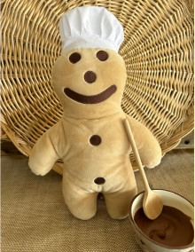 Mannele pâtissier en peluche 30 cm