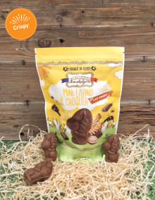 Mini lapin doypack - Chocolat lait crispy 150g