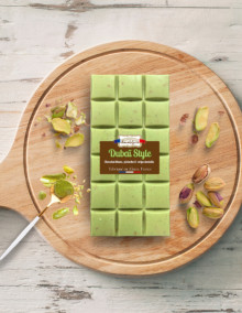 Tablette chocolat blanc & pistache DUBAI STYLE 100g