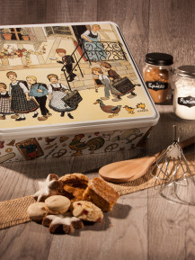 Grande boîte à biscuits décor Hansi