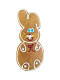 Lapin rieur en pain d'épices - 30 cm