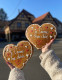 Pain d'épices d'Alsace forme coeur décor "St Valentin" 300g