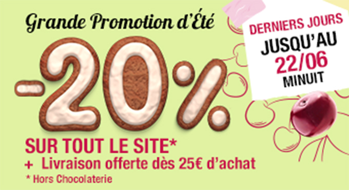 Grande promotion d’été du 5 au 22 juin 2025